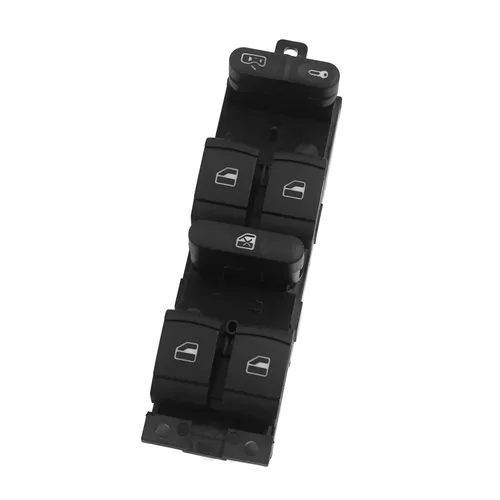 Miniatura 6 de Uxcell interruptor de ventana eléctrica para el lado del chofer para 98-05 VW Golf Jetta Passat B5 1J4 959 857 D