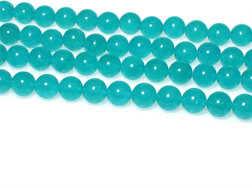 Miniatura 5 de MJDCB Los más vendidos en Amazonita Cuentas de piedra de jade redondas sueltas de color para hacer pulseras de joyería DIY (4 mm)