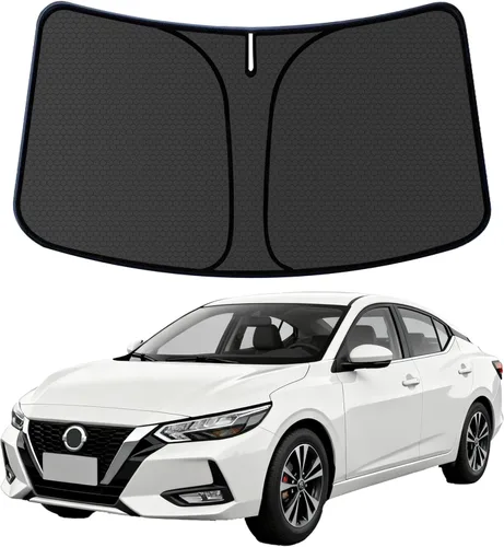 Miniatura 10 de X1 F48 Parasol plegable personalizado para parabrisas para 2016 2017 2018 2019 2020 2021 2022 X1 F48 Protector de sol para ventana delantera