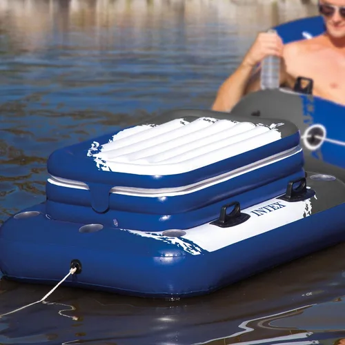 Miniatura 6 de Intex 58821EP Inflatable Mega Chill II 72 Can Beverage Cooler Float w/ Lid
