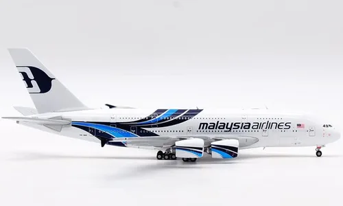 Miniatura 8 de JC Wings Malaysia Airlines para Airbus A380 9M-MNE 1/400 DIECAST modelo preconstruido