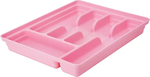 Miniatura 2 de Uniware Cubertería con diseño de cuero con 5 compartimentos (azul)