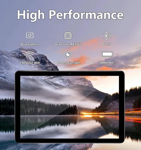 Miniatura 5 de ECOPAD Tablet de 10.1 pulgadas, tabletas Android 15 de 12 GB (4+8) de RAM / 64 GB de ROM / expansión de tarjeta SD de 1 TB, pantalla táctil IPS HD