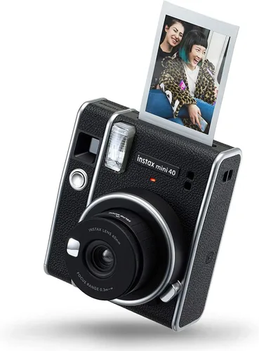 Miniatura 6 de Cámara de película instantánea Fujifilm Instax Mini 40 con lente selfie incorporada, exposición automática, velocidad de obturación automática, Negro