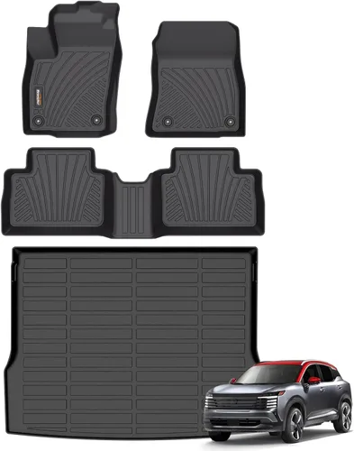 Miniatura 67 de Alfombrillas y forro de carga para Jeep Grand Cherokee L 2021-2025 (solo para 6 plazas sin consola central), alfombrillas de automóvil TPE para todo
