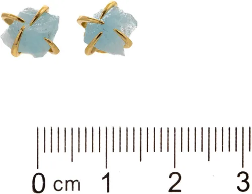 Miniatura 10 de Pendientes de tuerca de piedra preciosa cruda, idea de regalo para el día de la madre, graduación, moda de verano