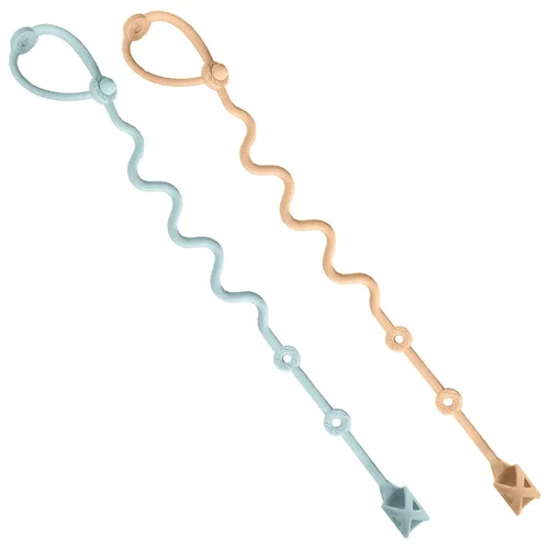 Miniatura 12 de Soporte de Correa para Cucharas de Bebé Clip para Chupete Accesorios para Silla Alta-Gelinor Suministros de Alimentación de Destete Dirigido por