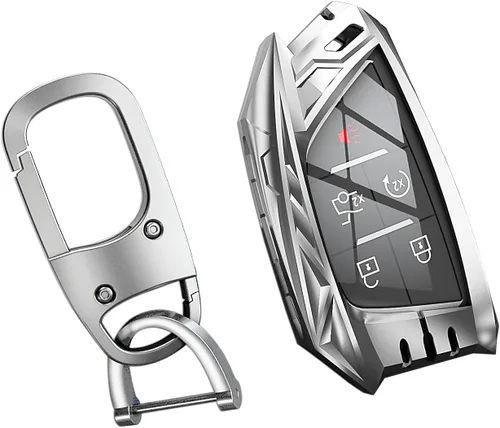 Miniatura 22 de Funda para llavero Nissan con llavero, elegante y duradera funda de protección de aleación de zinc compatible con Altima Maxima Rogue Armada