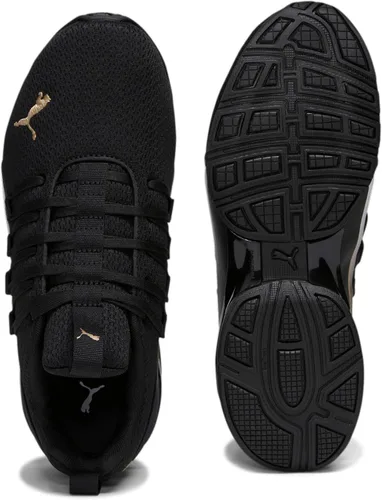 Miniatura 4 de PUMA Tenis Axelion para mujer, oro negro, 7.5, Puma Negro-puma Oro