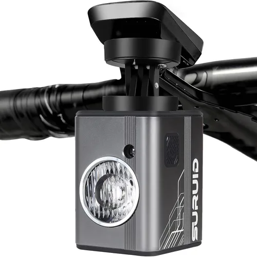 Miniatura 9 de Suruid 2500LM Super Bright Bike Lights for Night Riding, IPX6 Waterproof Bike Headlight with Auto Motion Sensor, 6Mode Bicycle Light, Tool-Free Bike