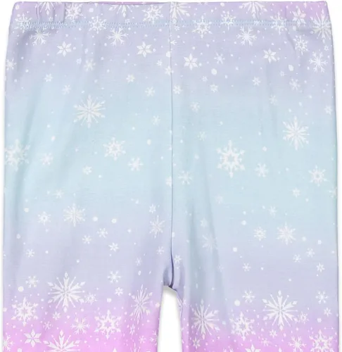 Miniatura 6 de Disney Frozen Olaf Princess Anna Queen Elsa - Conjunto de sudadera con capucha y leggings de forro polar para niñas pequeñas y grandes