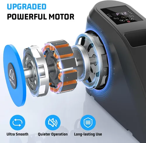 Miniatura 8 de Under Desk Elliptical Machine, Leg Exerciser While Sitting for Seniors with Remote Control & 12-Speeds, Quiet Portable Electric Seated Pedal
