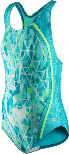 Miniatura 2 de Speedo Traje de baño de una pieza para niña con tirantes gruesos y espalda cruzada estampada