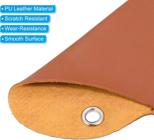 Miniatura 4 de PATIKIL Funda de piel sintética para cuchillos de chef de 14 pulgadas, paquete de 2 fundas para cuchillos, protector de filos, protector