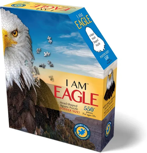 Miniatura 2 de Madd Capp Rompecabezas - I AM Eagle - 550 piezas - Rompecabezas en forma de animal
