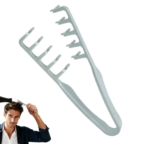 Peine de textura, peine voluminizador de textura esponjosa para hombres y mujeres, herramienta de peinado texturizante de dientes anchos para