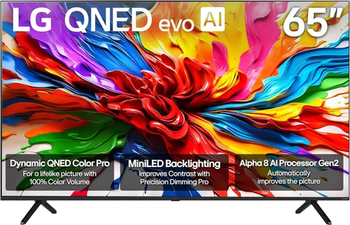 Miniatura 9 de LG Smart TV Class QNED evo AI QNED92A Series Mini LED 4K de 65 pulgadas (65QNED92AUA, 2025) S95AR 9.1.5 ch. Barra de sonido de cine en casa