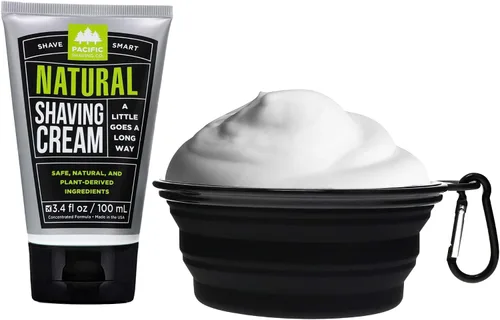 Miniatura 4 de Pacific Shaving Company Cuenco de viaje plegable - Tazón de afeitado, 100% silicona de grado alimenticio con mosquetón