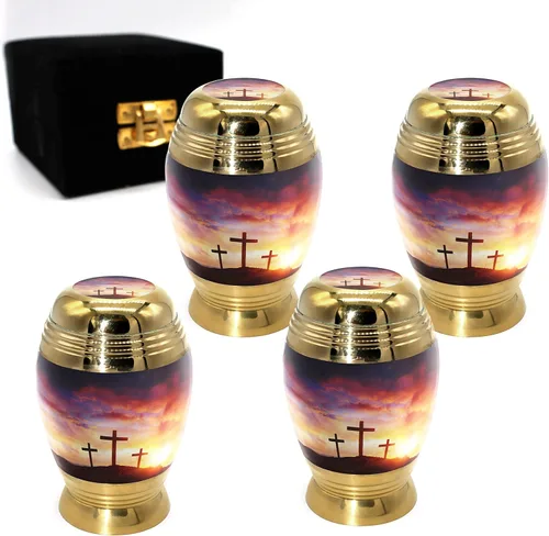 Miniatura 24 de Aurora Borealis Urna de cremación para cenizas para adultos, hombres y mujeres, Urnas de cremación personalizadas para cenizas humanas, urnas