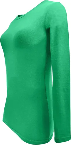 Miniatura 156 de Natural Uniforms Camiseta Under Scrub para mujer, cuello redondo, manga larga, paquete de 3, paquete múltiple de 3