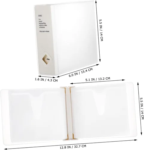 Miniatura 8 de Caja de almacenamiento Maletas de viaje Estuche de cartera Mostrar pantalla Gabinete Soporte de almacenamiento de disco Organizador CD Caja