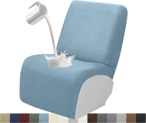 Miniatura 116 de Fundas impermeables de sofá reclinable modular para sofás reclinables, lavable en forma de L, para perros, fundas elásticas para sofá reclinable