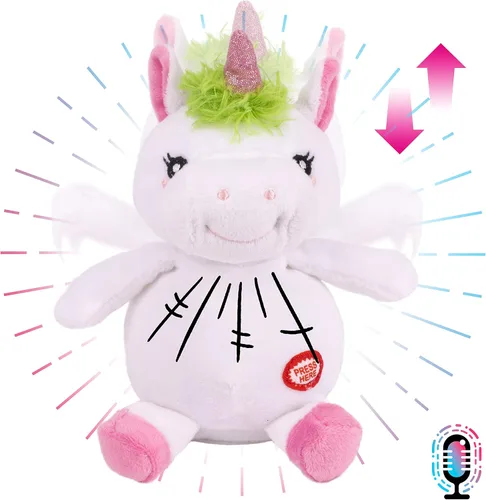 Miniatura 16 de Hopearl Gatito parlante repite lo que dices, gato con pez, juguete animado interactivo eléctrico, juguete de peluche para niños pequeños, 7 pulgadas