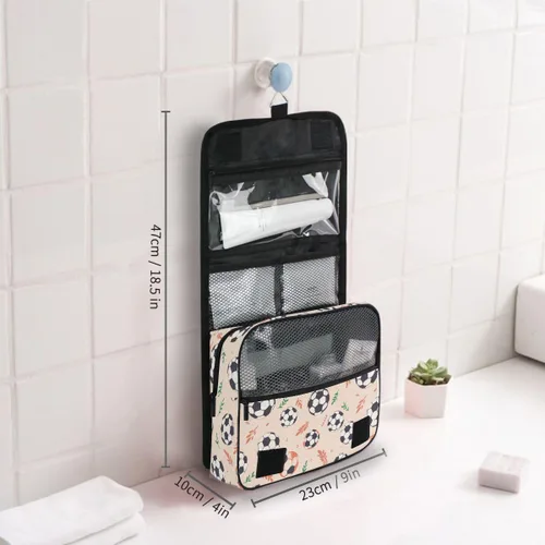 Miniatura 6 de Neceser de viaje colgante -359 - Kit de bolas de maquillaje estuche organizador de cosméticos para hombres y mujeres