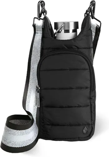 Miniatura 28 de WanderFull Original HydroBag Fits Up to 32 oz Water Bottle Holder with Strap – Hands-Free Crossbody Water Bottle Carrier Bag with Phone Pocket