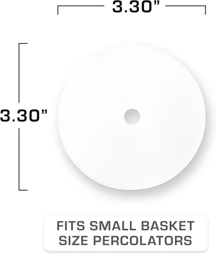 Miniatura 3 de COLETTI Filtros de café para percoladores – Filtros de café de disco para percoladores – Para cafeteras percoladoras esmaltadas clásicas – Que