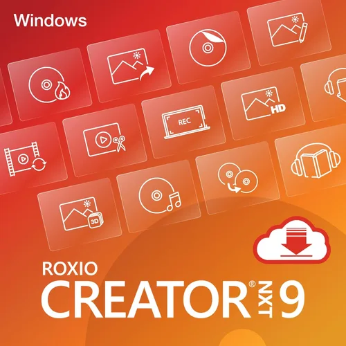 Roxio Creator NXT 9 | Suite multimedia y software de grabación de discos CD/DVD [descarga de PC]