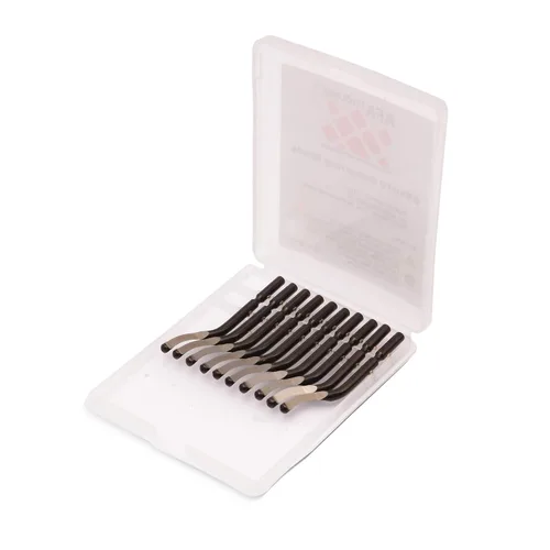 Miniatura 3 de AFA Tooling - 10 cuchillas HSS de repuesto BK3010 - Funciona en bordes de metal, resina, PVC y plástico impreso en 3D, ideal para tubos de cobre