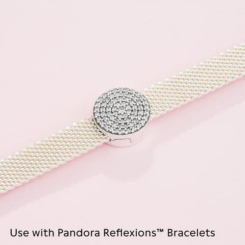 Miniatura 4 de PANDORA Joyas Reflexions Clip redondo con circonita cúbica Regalo para ella