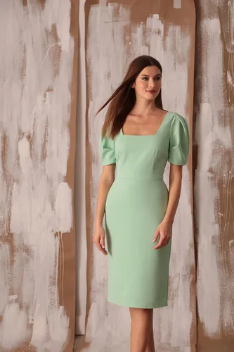 Miniatura 5 de Maggy London Vestido de crepé de manga corta para mujer