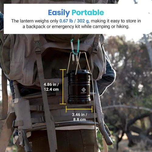 Miniatura 3 de Etekcity Linterna de camping esencial, linterna LED para cortes de energía, equipo de supervivencia y suministros para emergencias, artículos