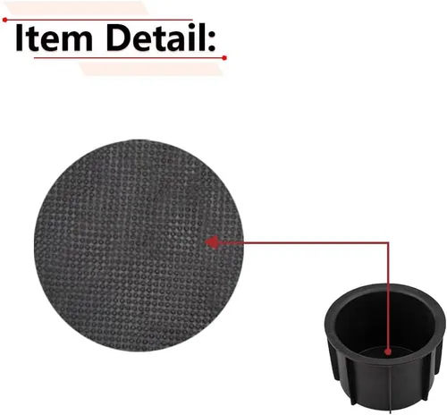 Miniatura 4 de RLB-HILON Inserto para portavasos compatible con Toyota 4RUNNER 2010-2021, reemplaza al OEM 66991-35030 1 unidad