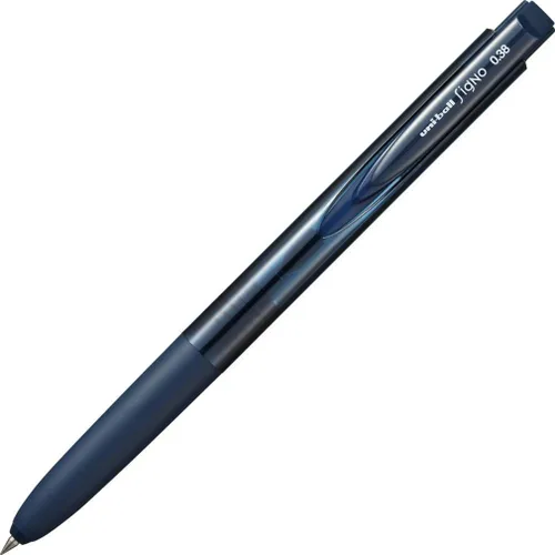 三菱鉛筆 Mitsubishi Pencil UMN15538.64 Bolígrafo de gel Signo RT1 0.38 Azul Negro 10 Bolígrafos