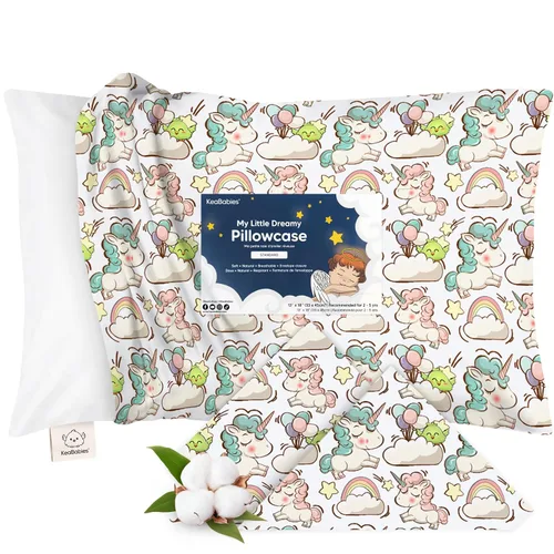 Miniatura 33 de KeaBabies Funda de almohada para niños pequeños de 13 x 18 pulgadas, funda de almohada de algodón orgánico para niños, niñas, funda de algodón suave