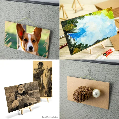Miniatura 7 de Officemate Tablero MDF de 5 x 9 pulgadas para manualidades, tablero de fibra de densidad media, tablero de madera dura de 1/8 pulgadas de grosor, 20