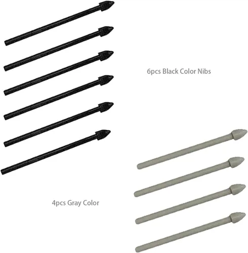 Miniatura 2 de Puntas de lápiz para Samsung Galaxy Tab s7, s7 Plus - Reemplazo de puntas de lápiz capacitivo (negro)