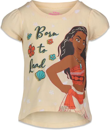 Miniatura 2 de Disney Princess Mulan Rapunzel Moana Tiana 4 Pack Short Sleeve Graphic T-Shirt