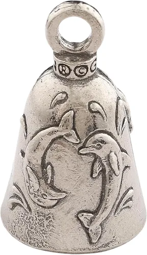 Miniatura 10 de Campana Guardian Bell de Animales para Buena Suerte con Llavero y Bolsa de Regalo de Terciopelo Negro Campana para Motocicleta De peltre sin Koi