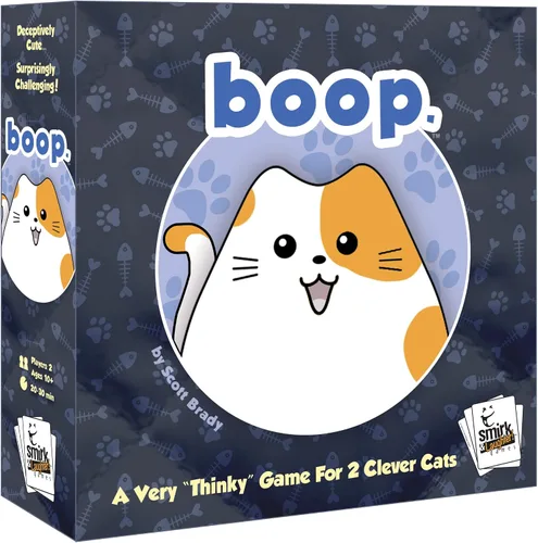 Miniatura 7 de BOOoop de Smirk & Dagger: Adorable juego de mesa de estrategia para 2 jugadores, con 34 piezas de gatos y gatitos, edición de Halloween con nuevos