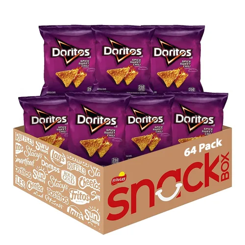 Miniatura 11 de Doritos Chips de tortilla saborizados, queso nacho reducido en grasa, 1 onza (paquete de 72)