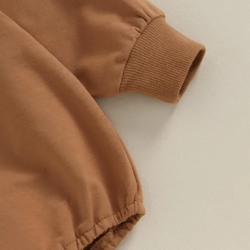 Miniatura 6 de MERSARIPHY Sudadera de fútbol para bebé, traje de manga larga con letras divertidas, ropa de otoño e invierno