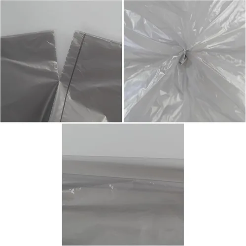 Miniatura 3 de Morcte Bolsas de basura de 18 galones, bolsa de basura gris, 100