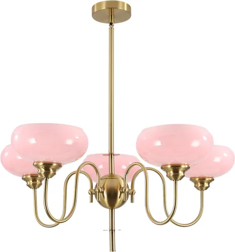 Miniatura 12 de BOKT Candelabro Francés de Oro y Blanco Moderno de 3 Luces para Comedor Sobre Mesa Candelabros Vintage para Vestíbulo Ajustables