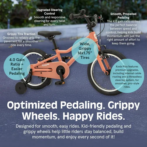 Miniatura 5 de Retrospec Koda Plus Kids Bike for Boys & Girls Ages 4-6 Years - Children's Bicycle, Adjustable Seat & Handlebars Rosa