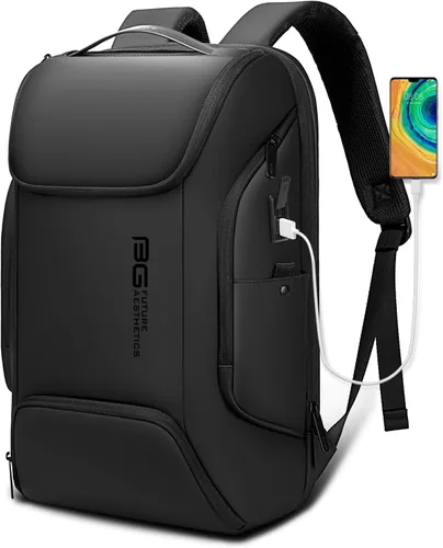 Mochila portátil BANGE de negocios inteligente puede contener laptop de 15.6 pulgadas, mochila para viajes diarios, bolsa de transporte para hombres