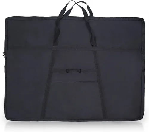 Miniatura 11 de JJRING Dacron - Bolsa ligera para portafolio de arte, 19.6 x 25.6 pulgadas, para 18 x 24 pulgadas, funda de almacenamiento negra para póster